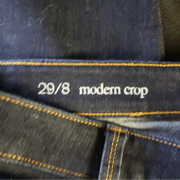 Loft Modern Crop Dark Wash Jeans Women’s 29/8 - Picture 3 of 6